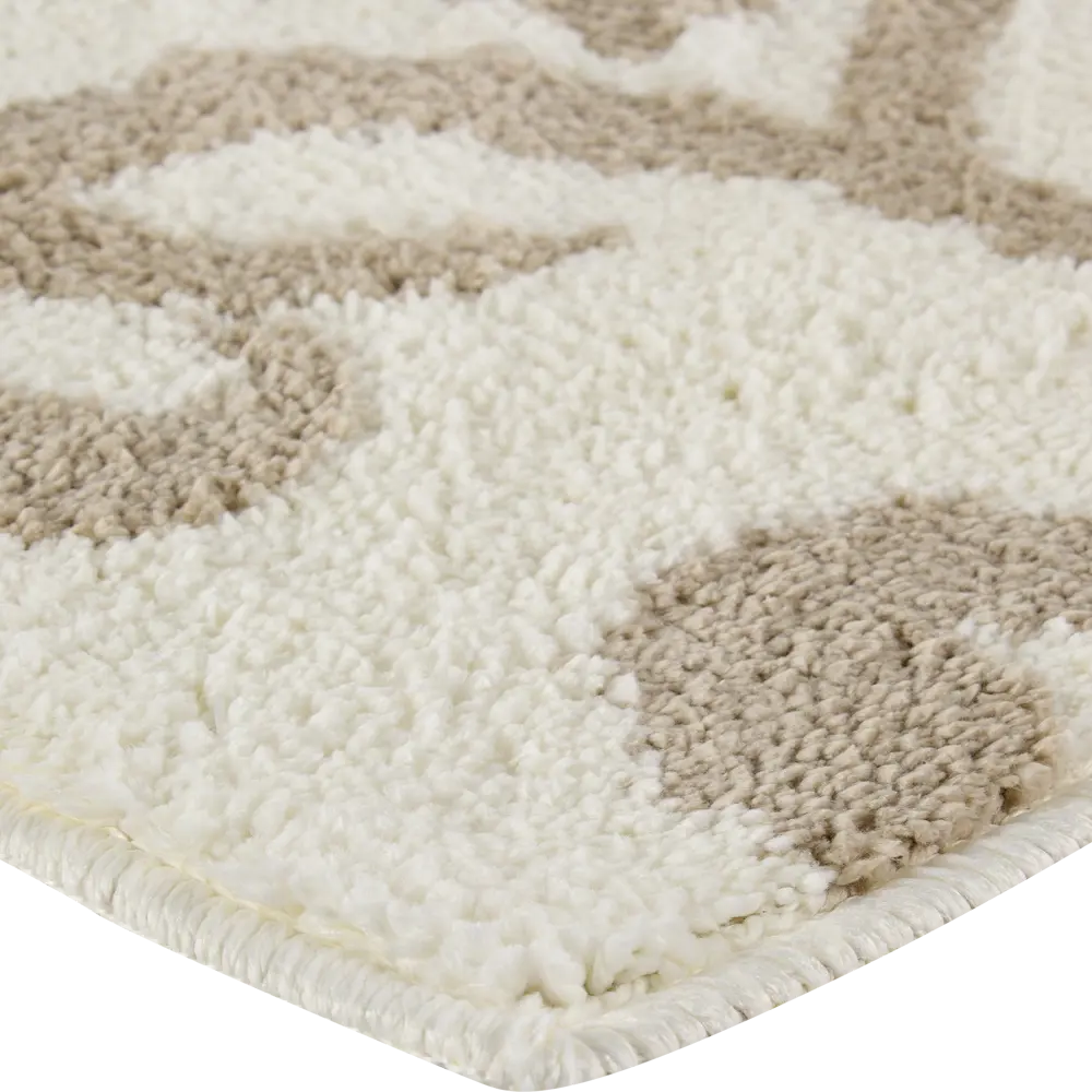 Коврик для туалета Mr Penguin Узоры, 40х50 см, микрофибра, цвет бежевый STLM-2135939 - Вид №1