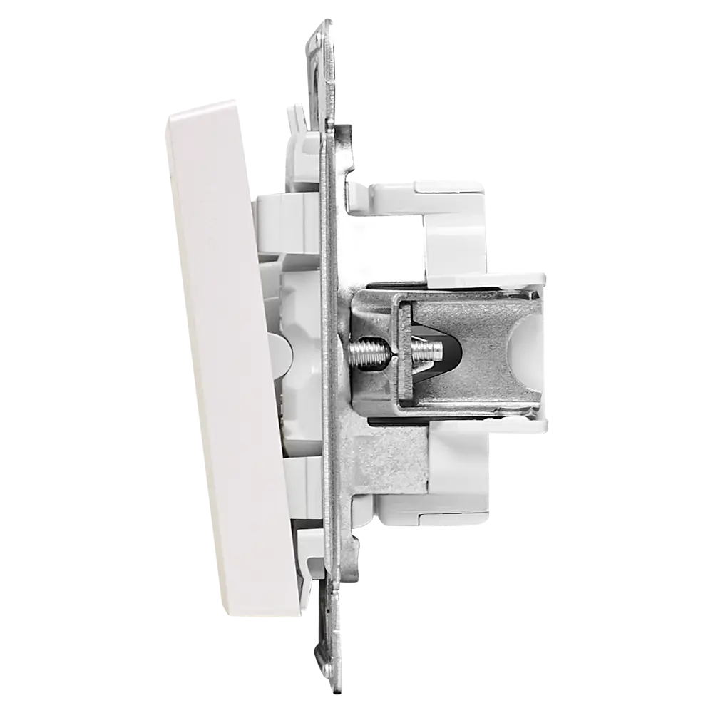 Выключатель встраиваемый Systeme Electric AtlasDesign 2 клавиши цвет жемчужный STLM-2132300 - Вид №3