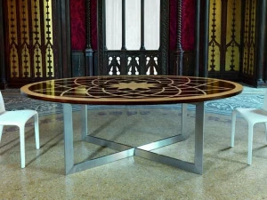 Arnaboldi Interiors Круглый деревянный стол