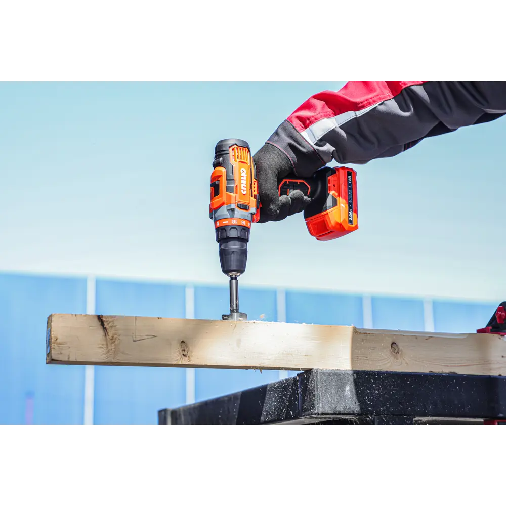 Дрель-шуруповерт аккумуляторная Спец БДА-12-2, 12 В Li-Ion 2x2 Ач STLM-2198764 - Вид №10