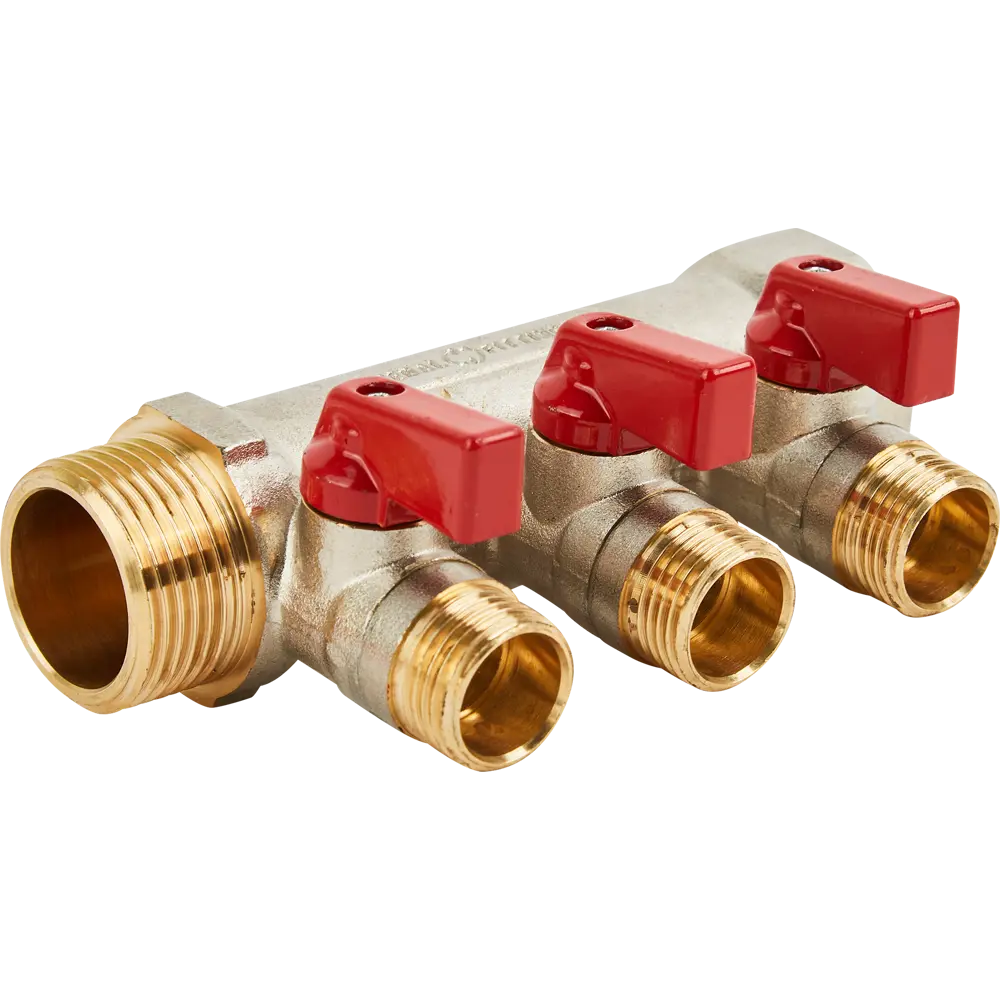 Коллектор Stout на 3 отвода 1"x1/2" 82431627 STLM-2100269 