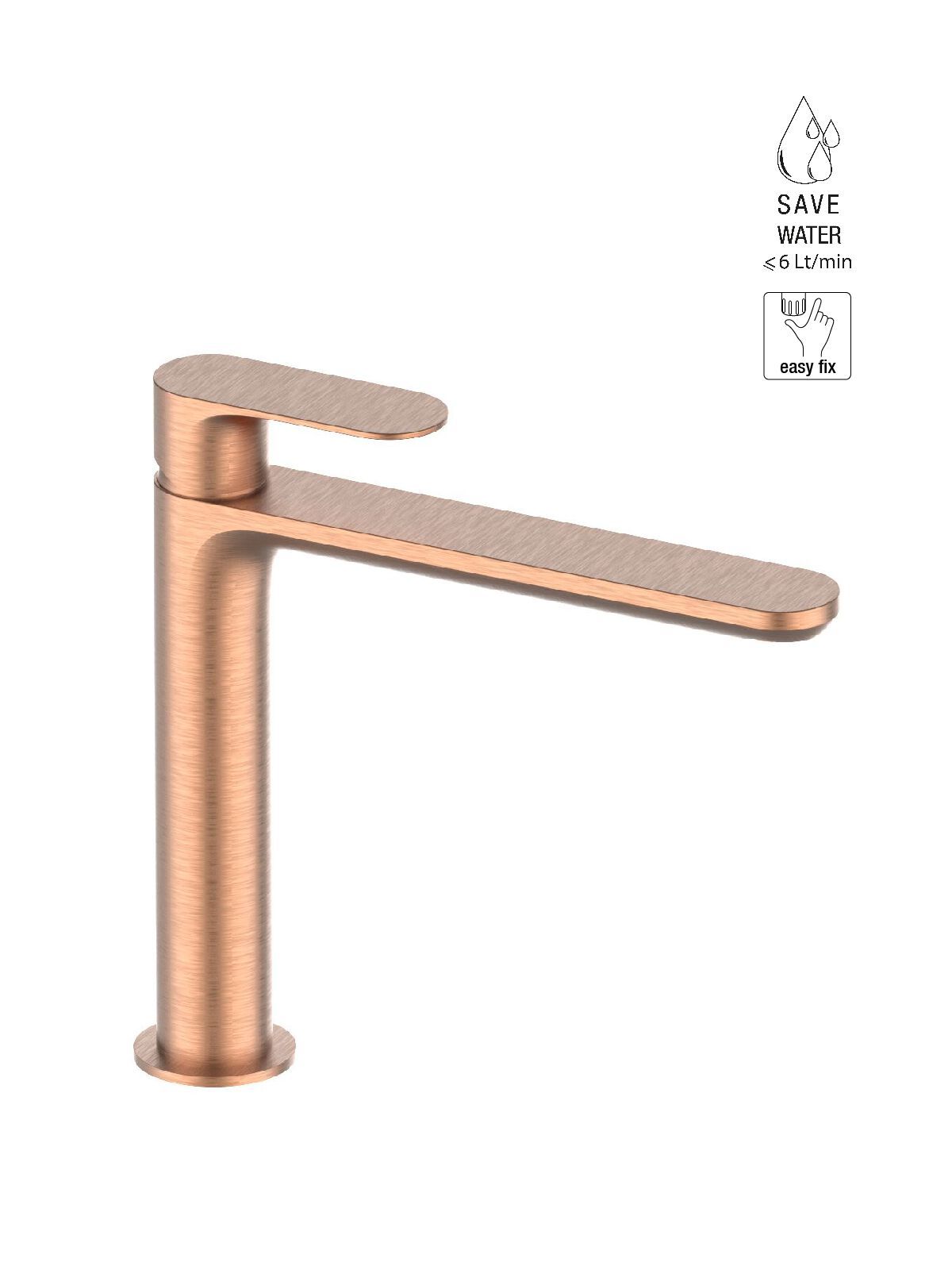 Смеситель для раковины с одним отверстием без слива Rubinetterie Frattini Lea ARCH-00015979 - Вид №8