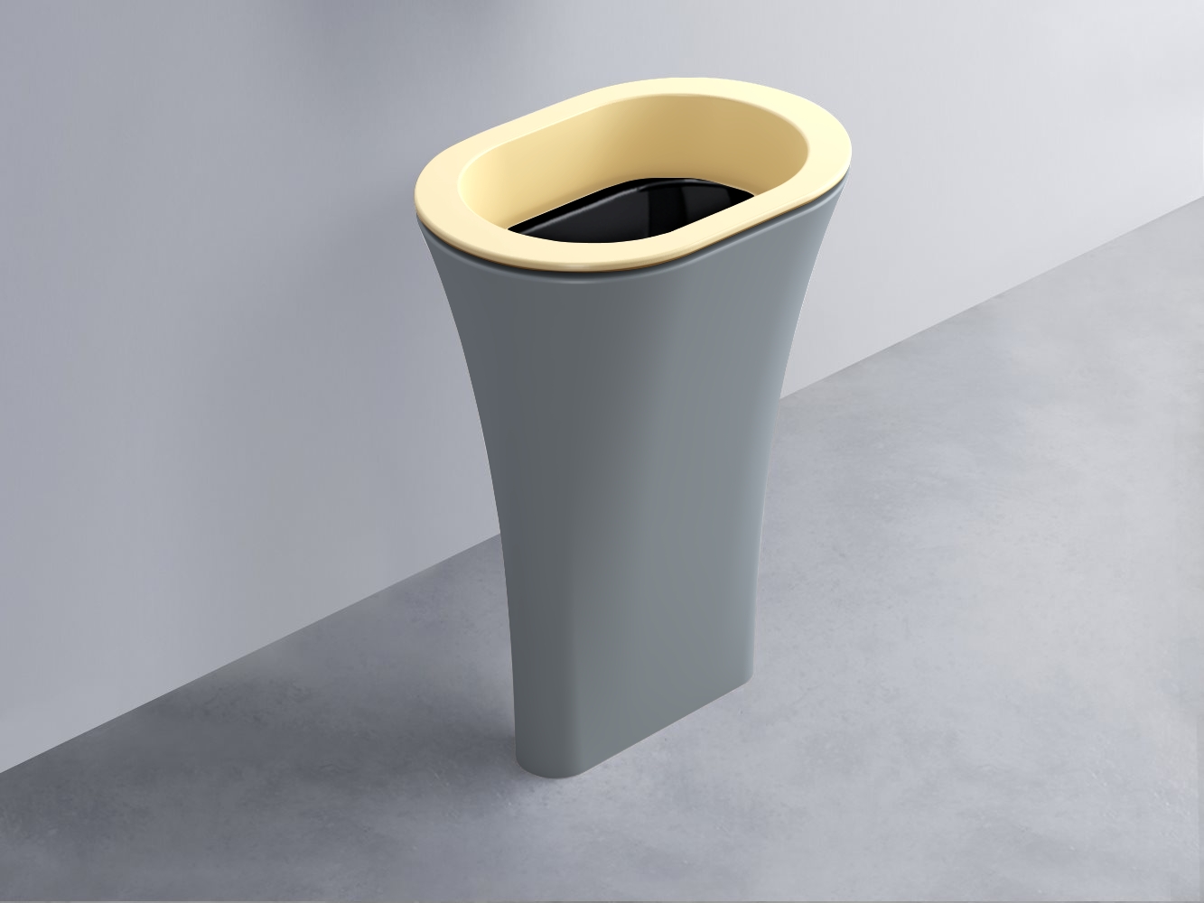 AMLA65-CN+AMPILO-N+AMCOLO-BR Раковина Amedeo Ovale отдельностоящая cielo Enjoy + Amedeo Ceramica Cielo