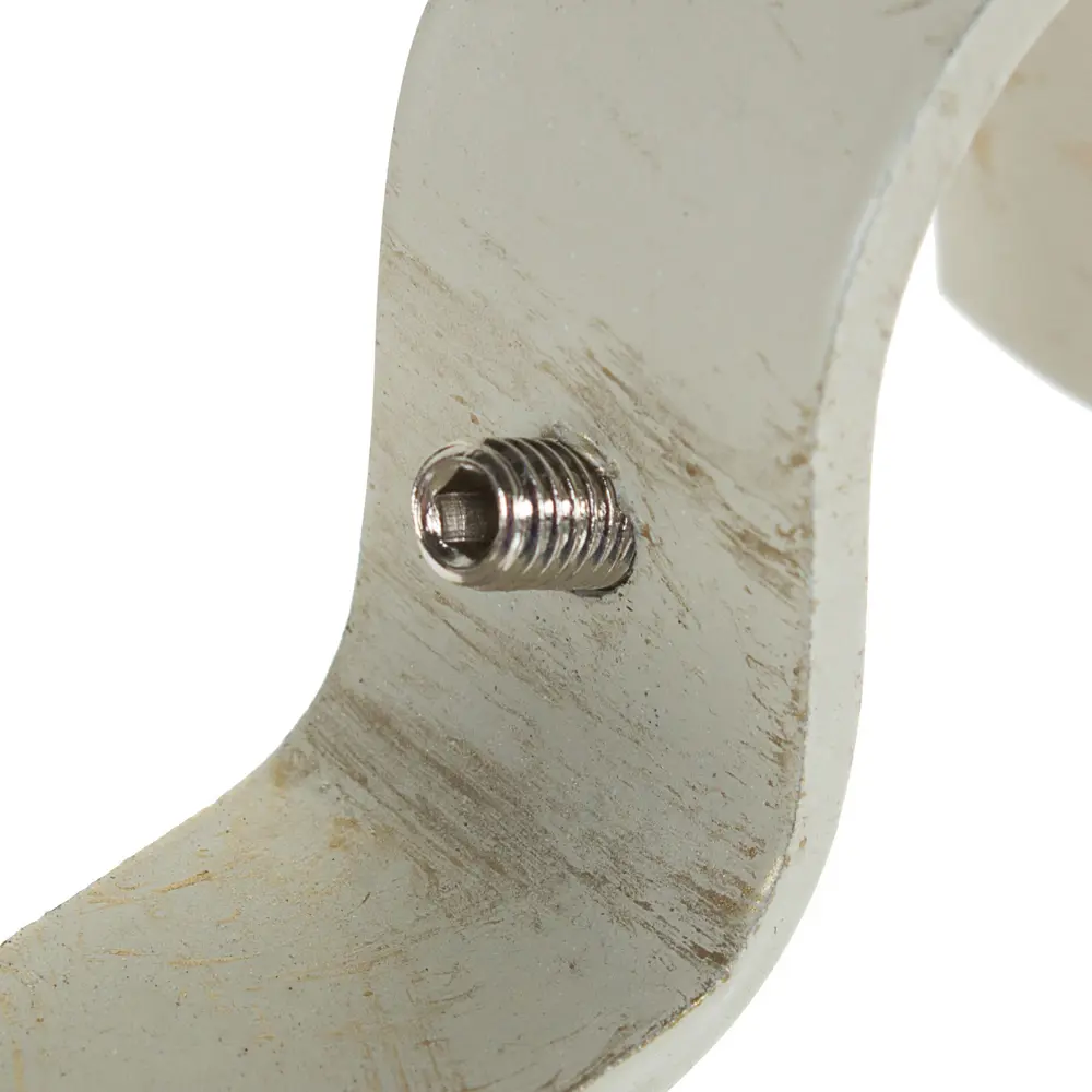 Держатель двухрядный простой Inspire 8/14 см цвет белый антик STLM-2034346 - Вид №2