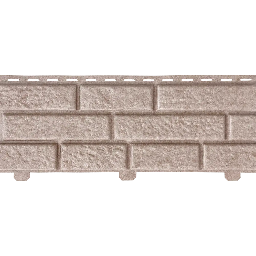 Сайдинг ПВХ кирпич 2 м белый FINEBER BrickHouse STLM-2005821