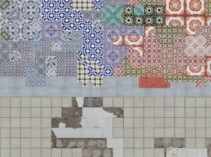 Wall&decò Обои с эффектом цемента Contemporary wallpaper 2012