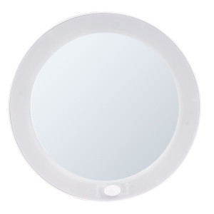 Зеркало косметическое Mulan на присосках цвет белый RIDDER