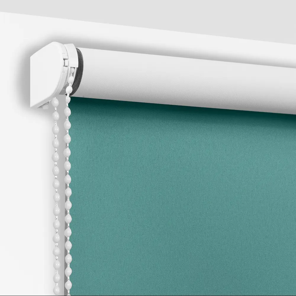 Штора рулонная блэкаут Inspire Santos 140x175 см бирюзовая Celadon 2 82688288 STLM-2210999 - Вид №2