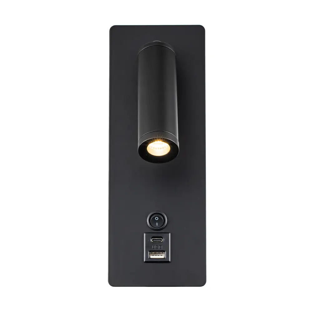 Настенный светильник светодиодный Freya FR5341WL-L3B 3 Вт USB цвет черный STLM-2076697 - Вид №2