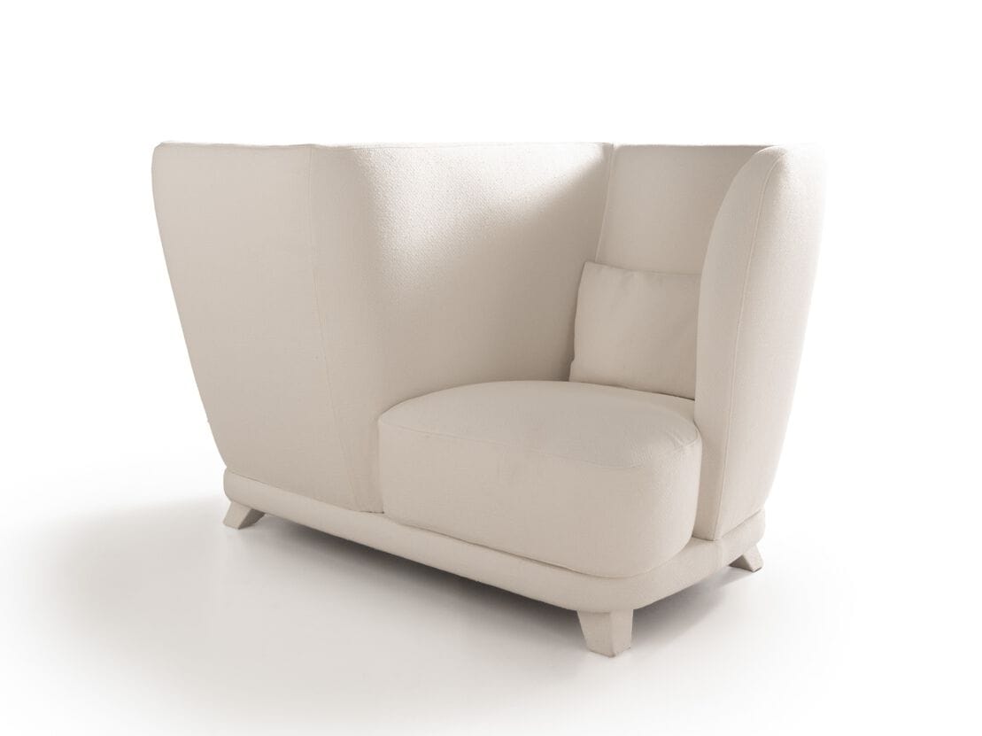 Кресло для контрактной ткани с высокой спинкой VALENTINI Criss Cross ARCH-00073296