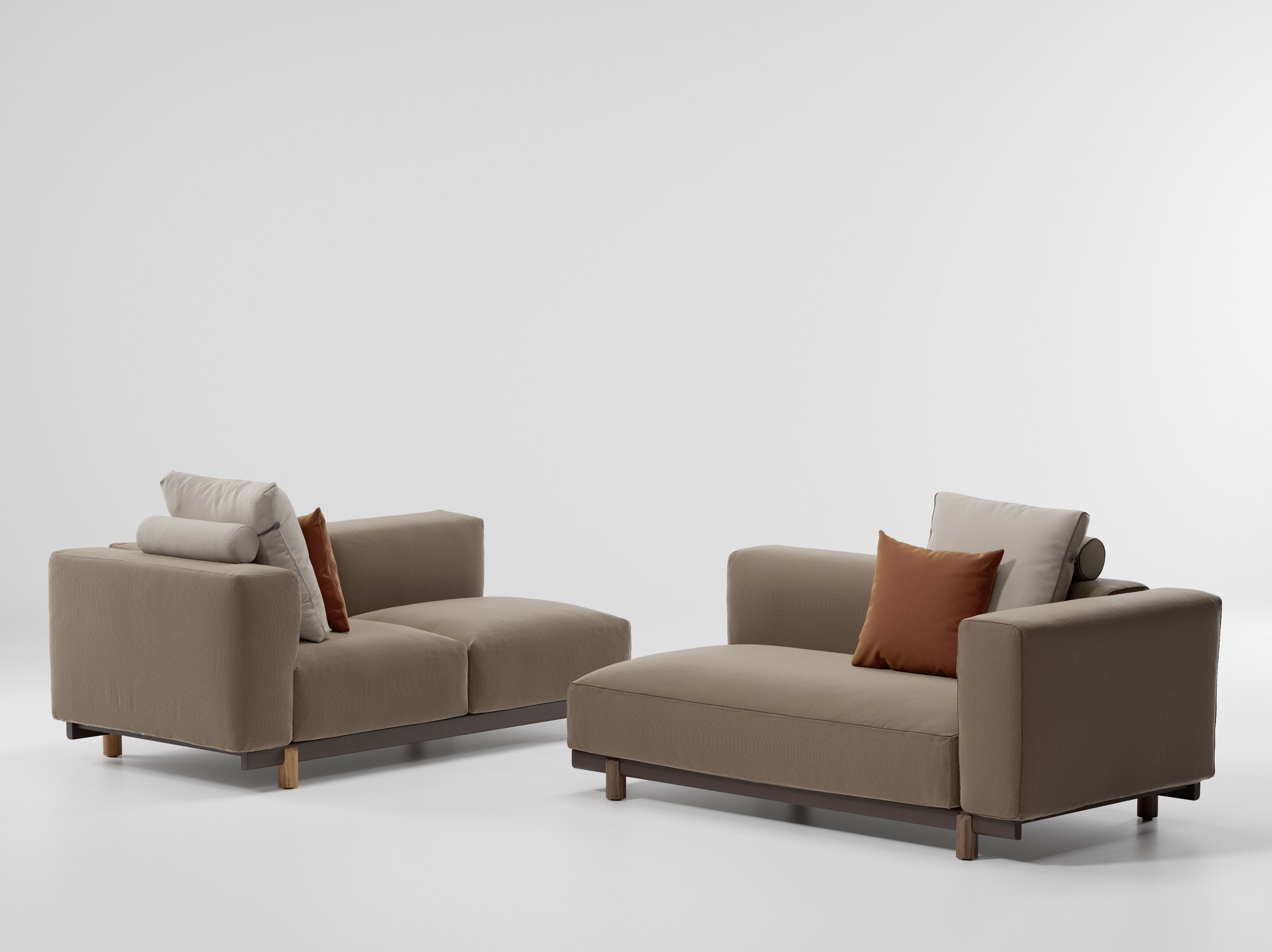 2-местный диван Kettal Molo ARCH-00121947