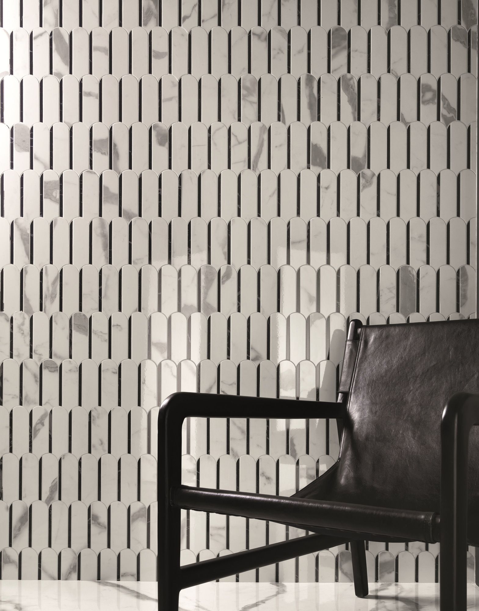 Белая паста керамическая мозаика FAP ceramiche Roma Gold ARCH-00087114 - Вид №8