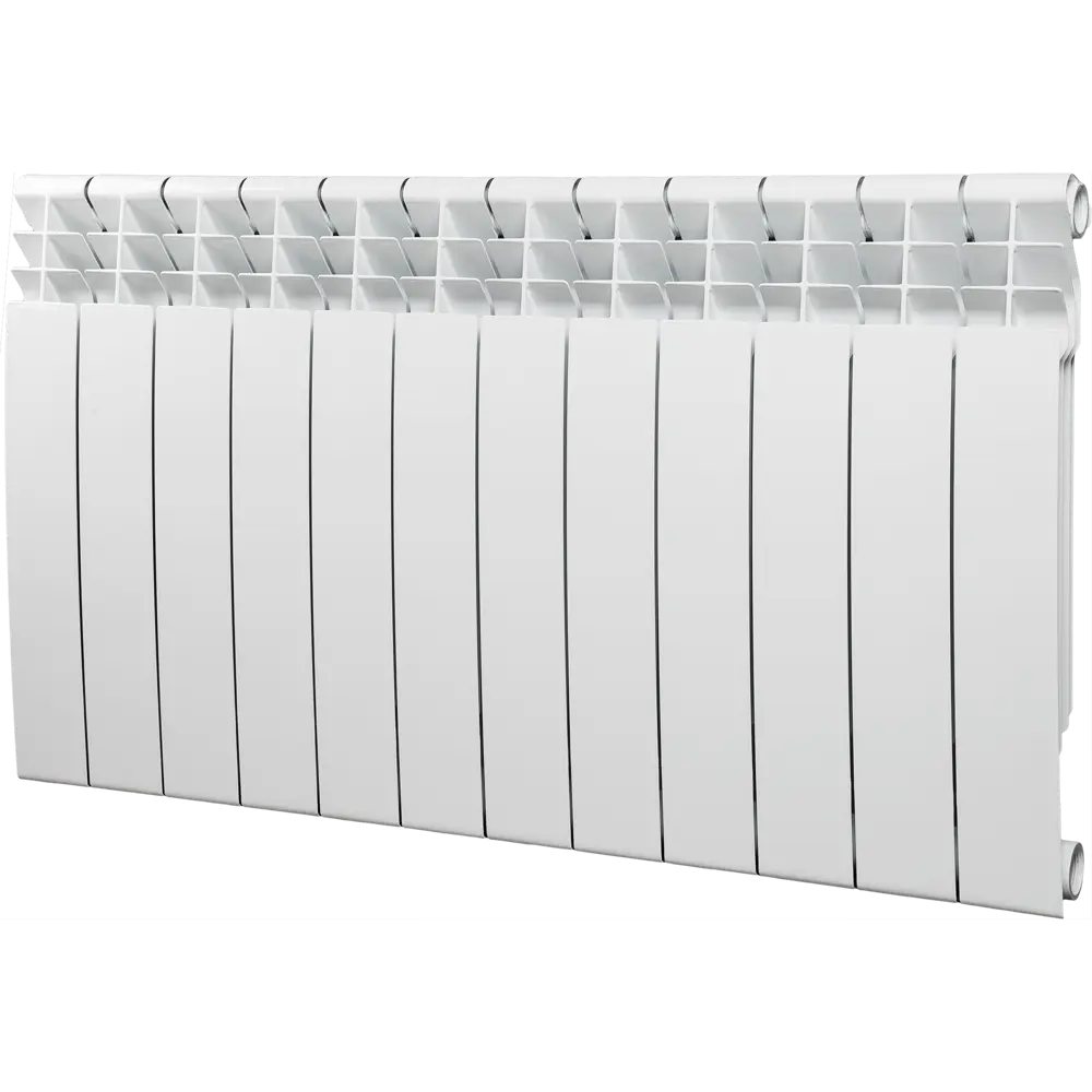 Радиатор Vittoria Плюс 500/87 1 секция боковое подключение биметалл белый Royal Thermo STLM-2107619 - Вид №1