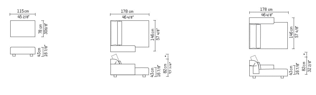 Съемный диван из ткани Piet Boon Rens ARCH-00150445 - Вид №7