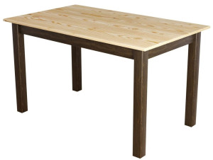 91208409 Кухонный стол прямоугольный 600-10072 120x75x60 см дерево цвет сосна STLM-0518416 SOLARIUS