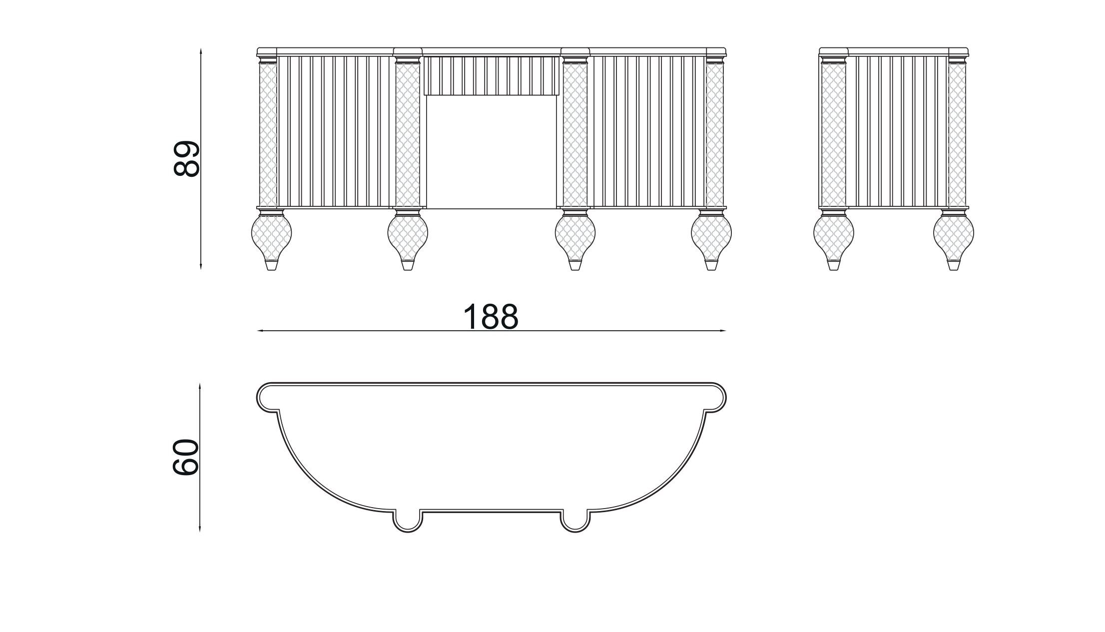 Мобильный туалетный столик Zebrano Velovis ARCH-00121062 - Вид №7