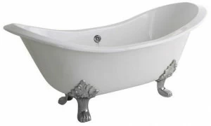 Olympia Ceramica Отдельностоящая чугунная ванна на ножках Impero Varo