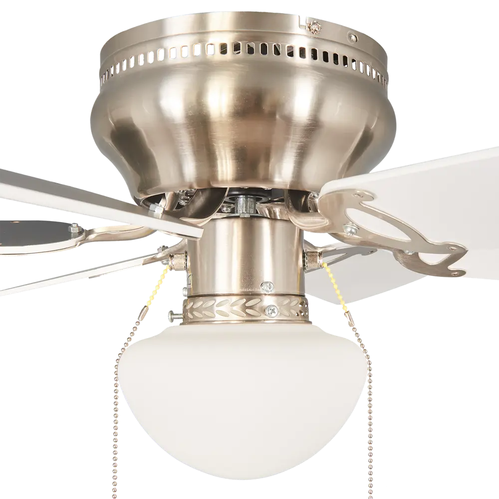 Люстра-вентилятор E27х1X60 Вт, цвет никель Globo STLM-2205140 - Вид №5