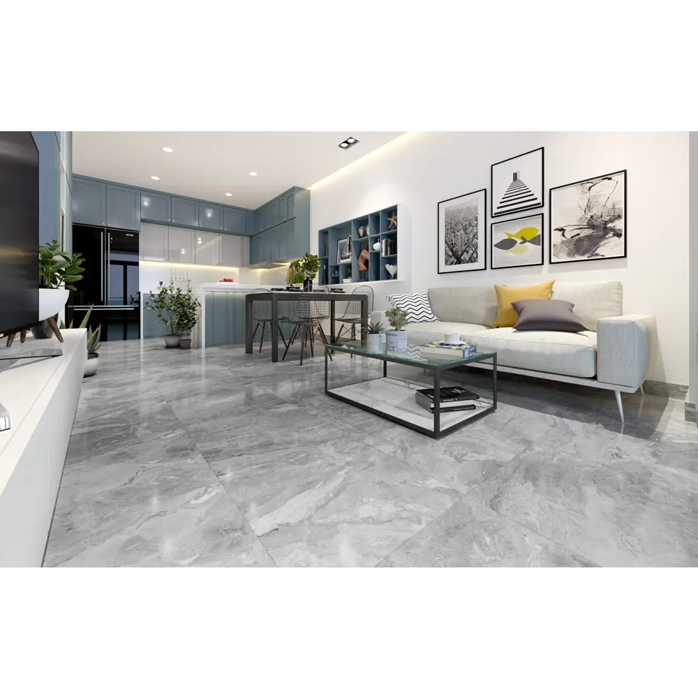 Керамогранит Golden Tile Meloren 59.5x59.5 см 1.062 м² цвет серый STLM-2175209 - Вид №1