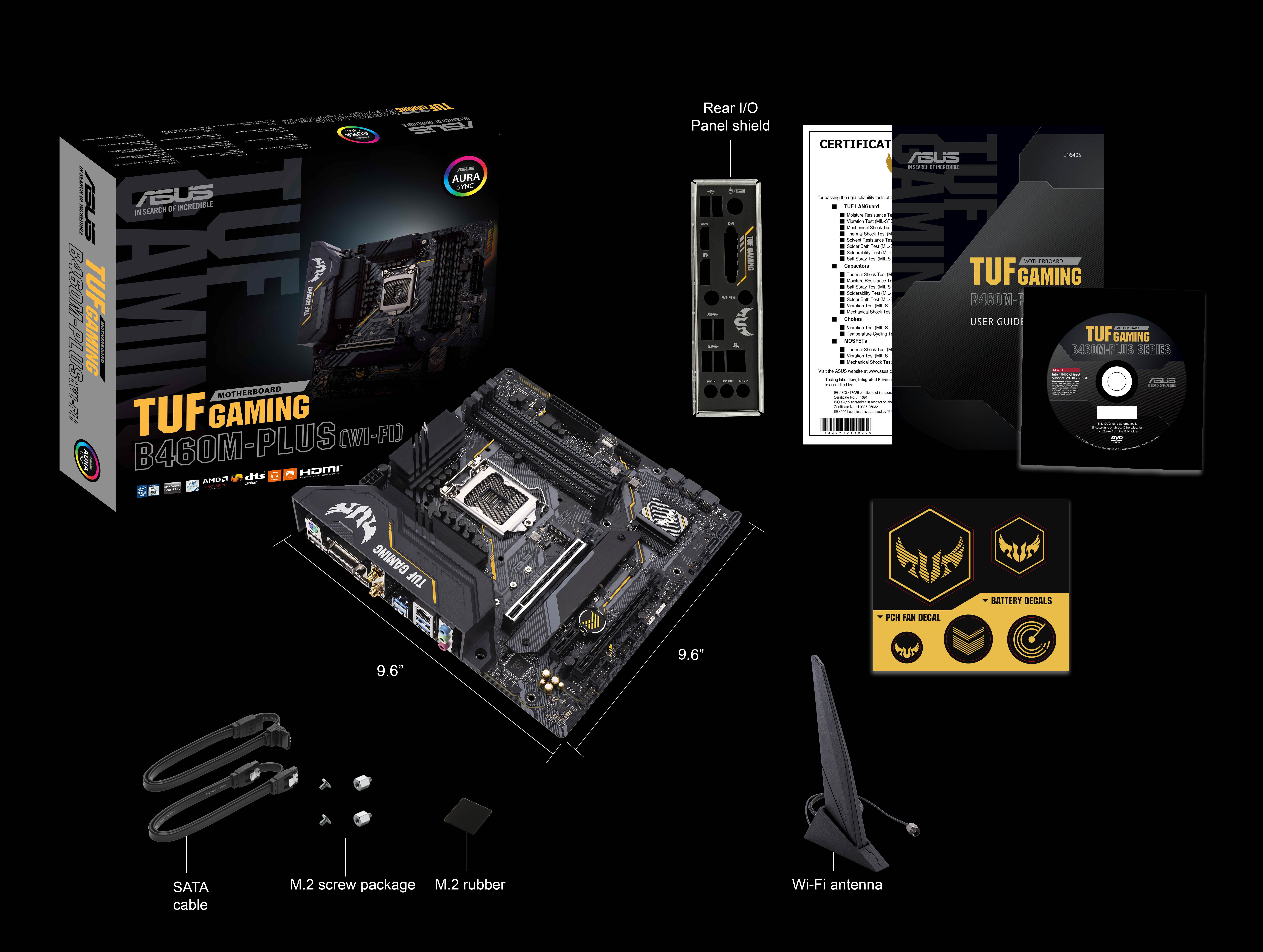 90MB1440-M0EAY0 Tuf gaming b460m-plus (wi-fi) ASUS Santreyd  - Вид №12