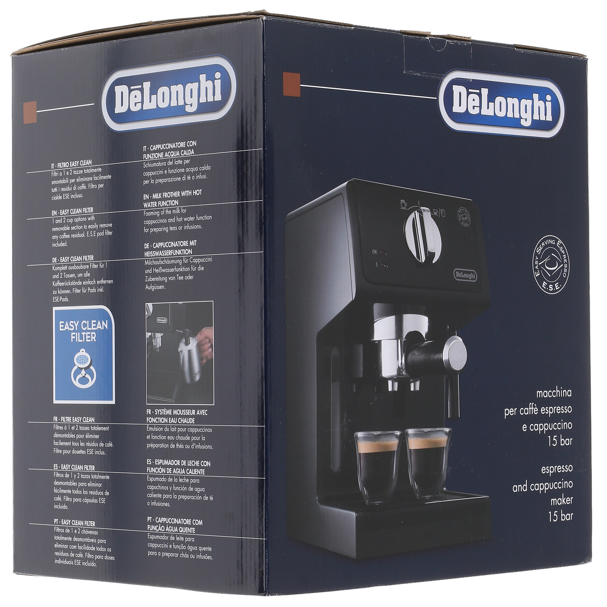 9904275 Кофеварка рожковая DeLonghi ECP 31.21 черный STDN-0071295 - Вид №7