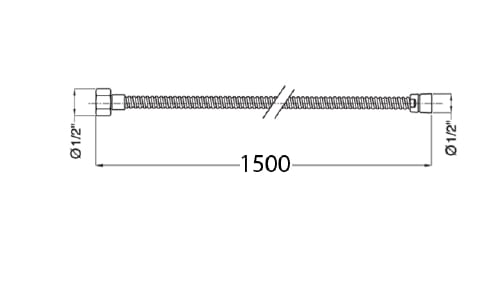 Латунный шланг Gaia Mobili RG10615 - RG10620 ARCH-00146848 - Вид №2
