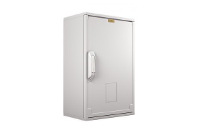 16301611 Электротехнический настенный шкаф Elbox сплошная дверь, полиэстер, серый EP-800.500.250-1-IP44 ЦМО