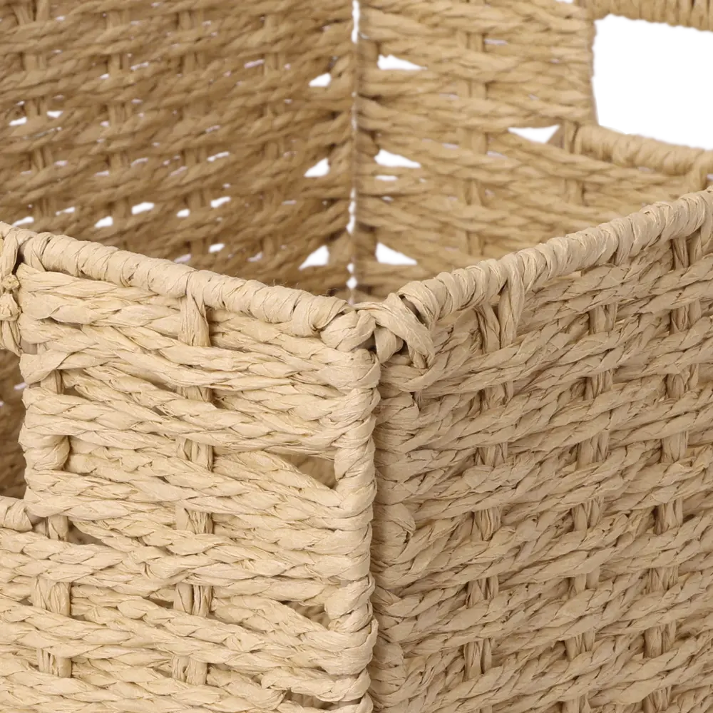 Корзина с крышкой Konsensa 18x15x30 см бумага цвет бежевый 89439483 STLM-2078602  - Вид №1