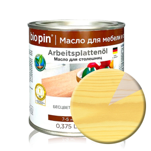 92727517 Масло для деревянных столешниц цвет бесцветный 0.375 л STLM-0543950 BIOPIN