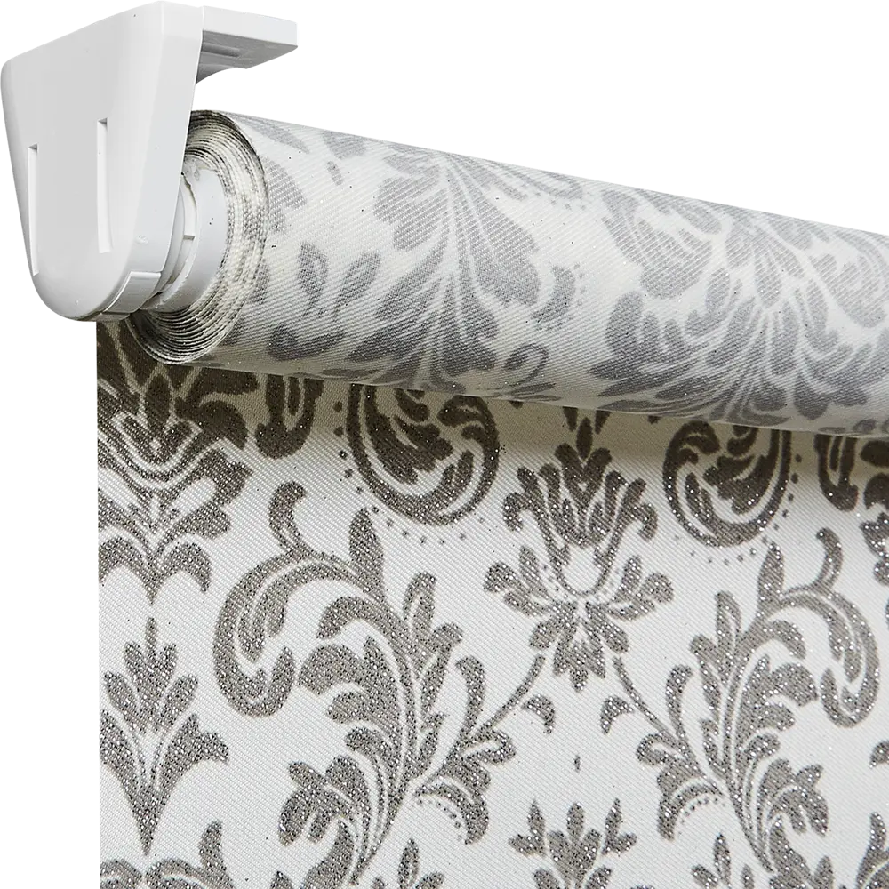 Штора рулонная Legrand Дамаск 50x175 см цвет серый DOMLEGRAND STLM-2101962 - Вид №1