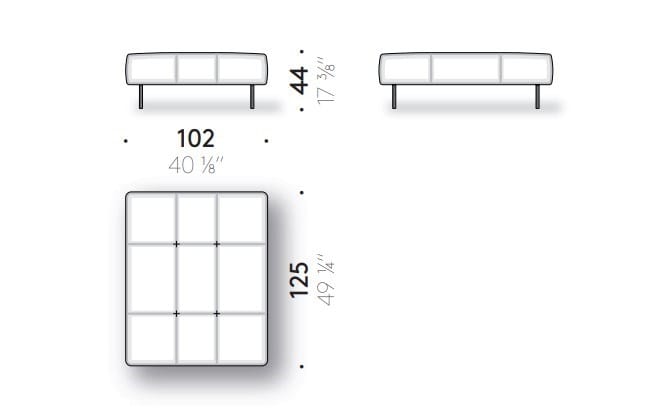 Кожаная подставка для ног DE PADOVA Erei ARCH-00092804 - Вид №2