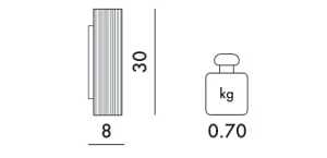 Applique a LED in PMMA Kartell RIFLY ARCH-00022932 - Вид №3