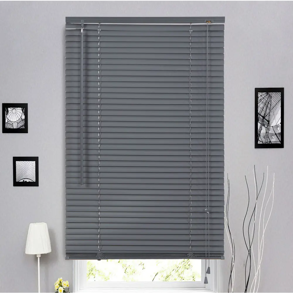 Жалюзи 50x155 см ПВХ цвет графит Santreyd Жалюзи ПВХ STLM-2161403 - Вид №3