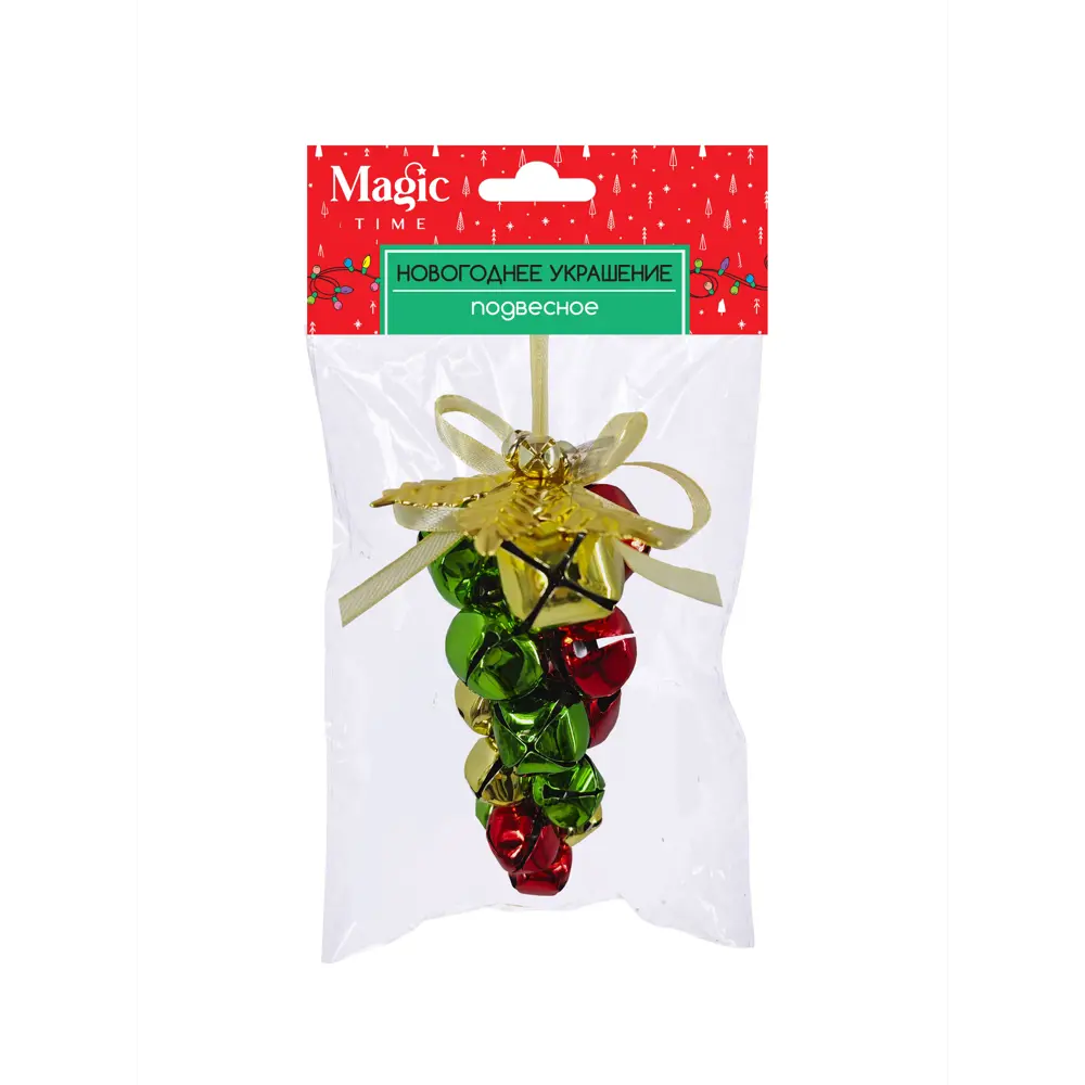 89381644 Украшение елочное «Гроздь», 14x7.5 см, цвет красно-зеленый STLM-1496320 Santreyd  - Вид №1