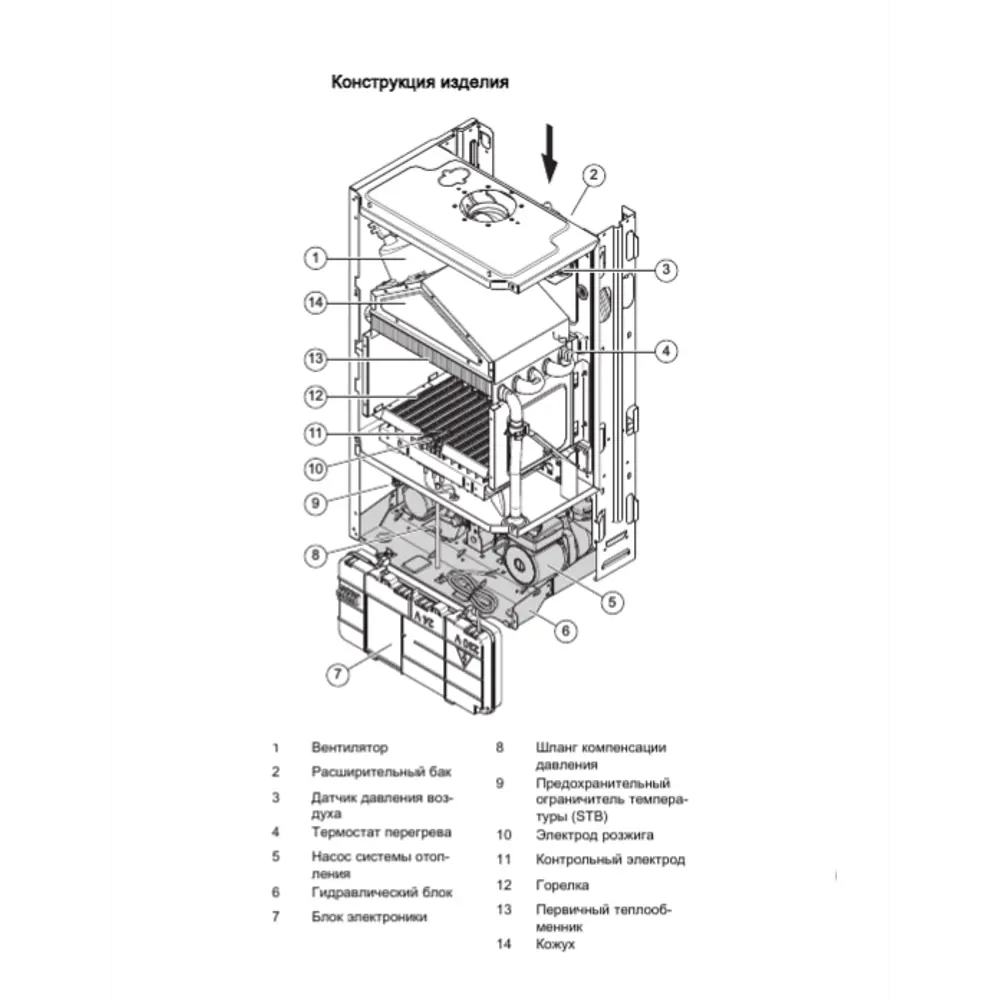 Котёл газовый двухконтурный Vaillant 24 кВт STLM-2114620 - Вид №1
