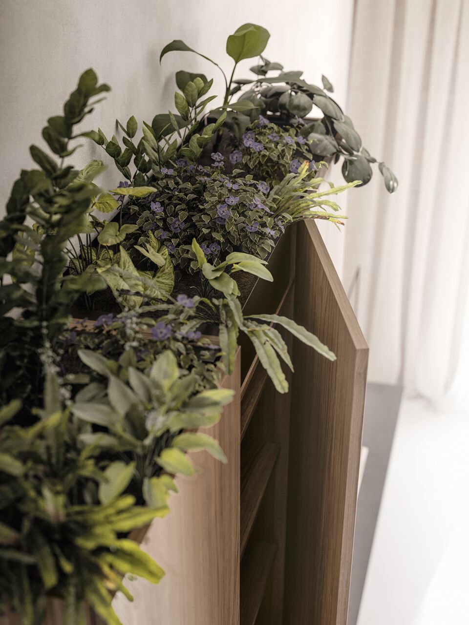 Деревянная секционная оборудованная стена Santalucia Mobili GREEN ARCH-00113311 - Вид №2