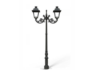 Чугунный уличный фонарь