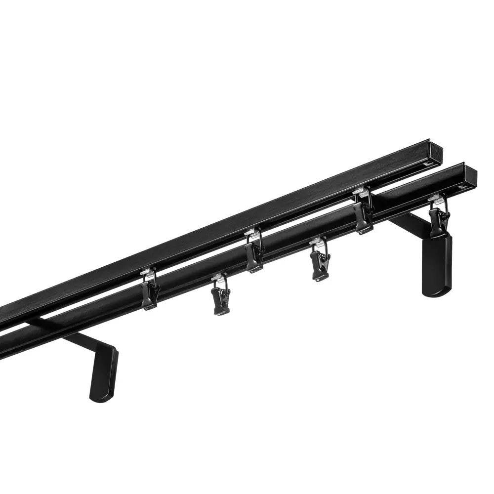 Крючок-зажим для штор Арт-декор Atlant 2 см цвет черный 10 шт STLM-2151035 - Вид №3