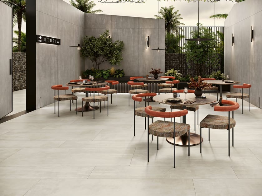 Пол / керамогранит с эффектом цемента Revigrés ARCH-00102531