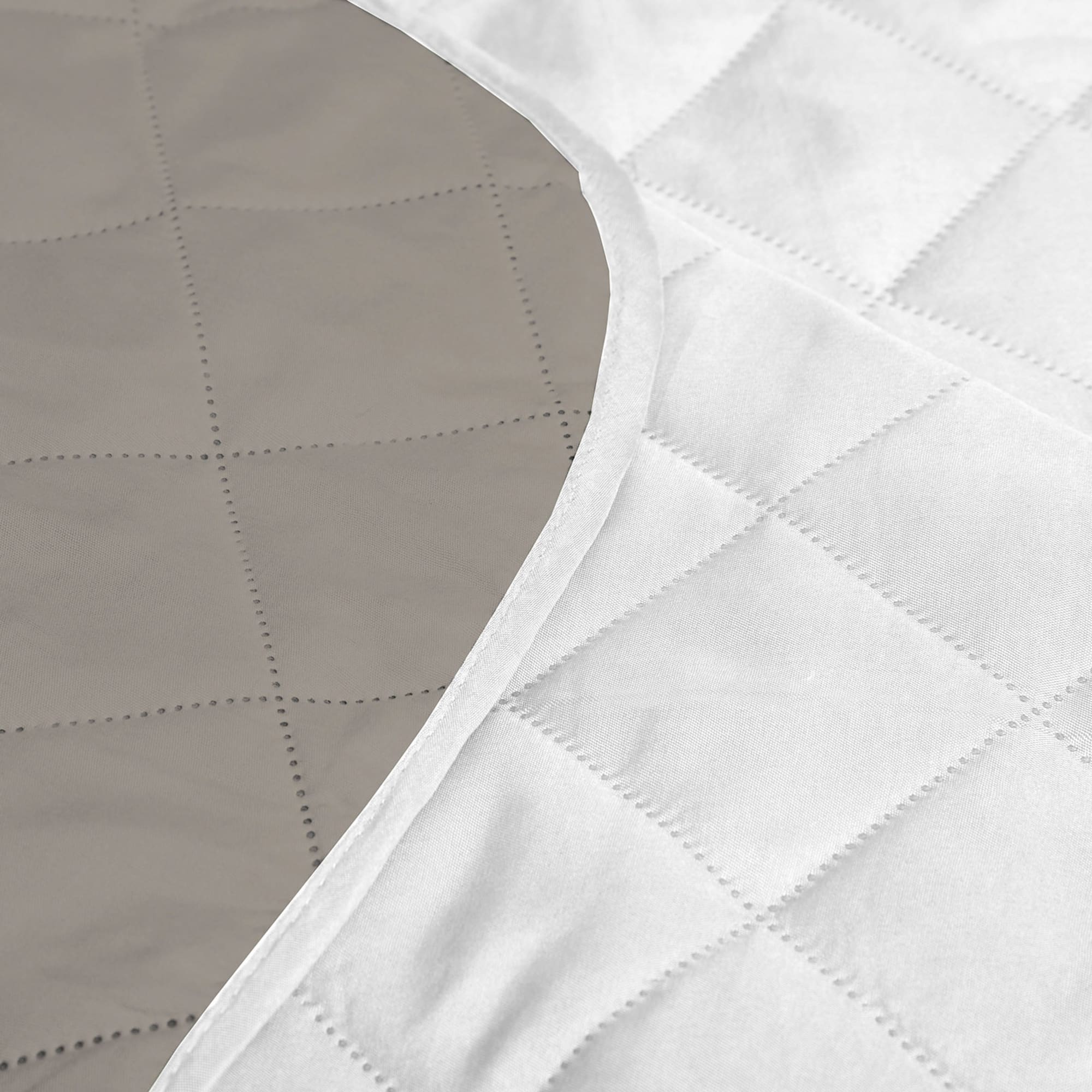 84631437 Покрывало "Melissa", 200x220 см, микрофибра стёганная, цвет серый/белый Нео-классика Santreyd  - Вид №1