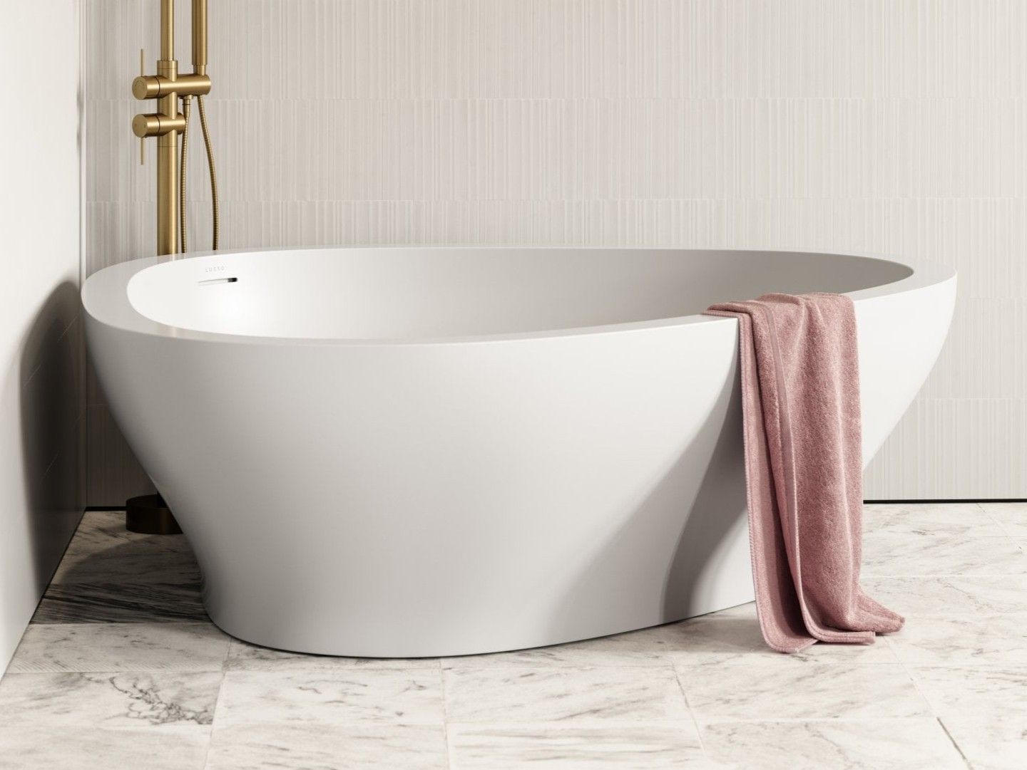 Треугольная ванна из смолы LUSSO ARCH-00135186