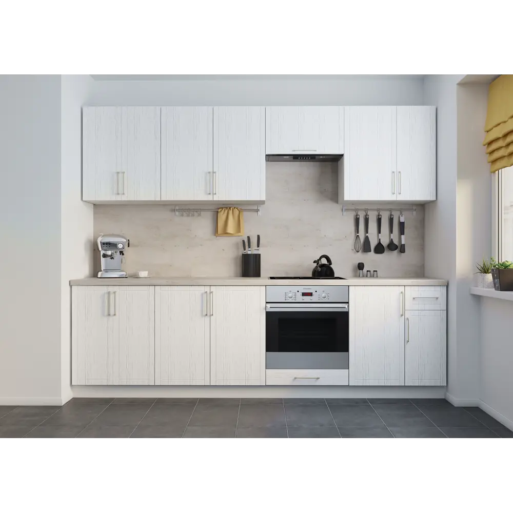 Навесной шкаф Агидель 50x33.8x29 см KONSENSA ЛДСП цвет белый STLM-2020203 - Вид №6