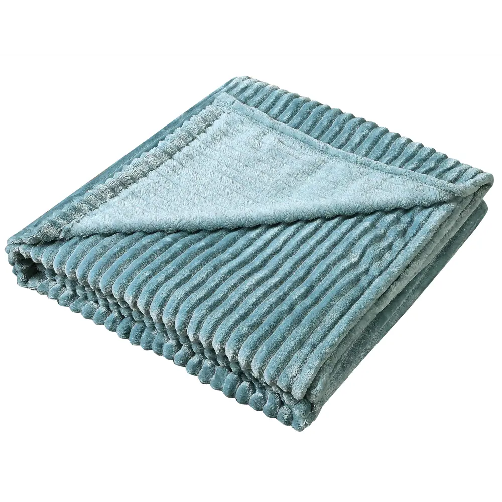 Плед Fetu 150х200 см велсофт цвет бирюза СТОЛИЦА ТЕКСТИЛЯ STLM-2055888 - Вид №2