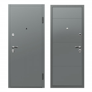 82665049 Дверь входная металлическая Urban 870 мм правая, цвет серый