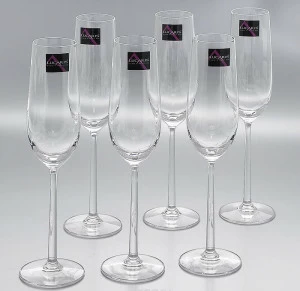 Бокалы для шампанского 6 шт 250 мл прозрачные Shanghai Soul LUCARIS ДИЗАЙНЕРСКИЕ 00-3952023 Прозрачный