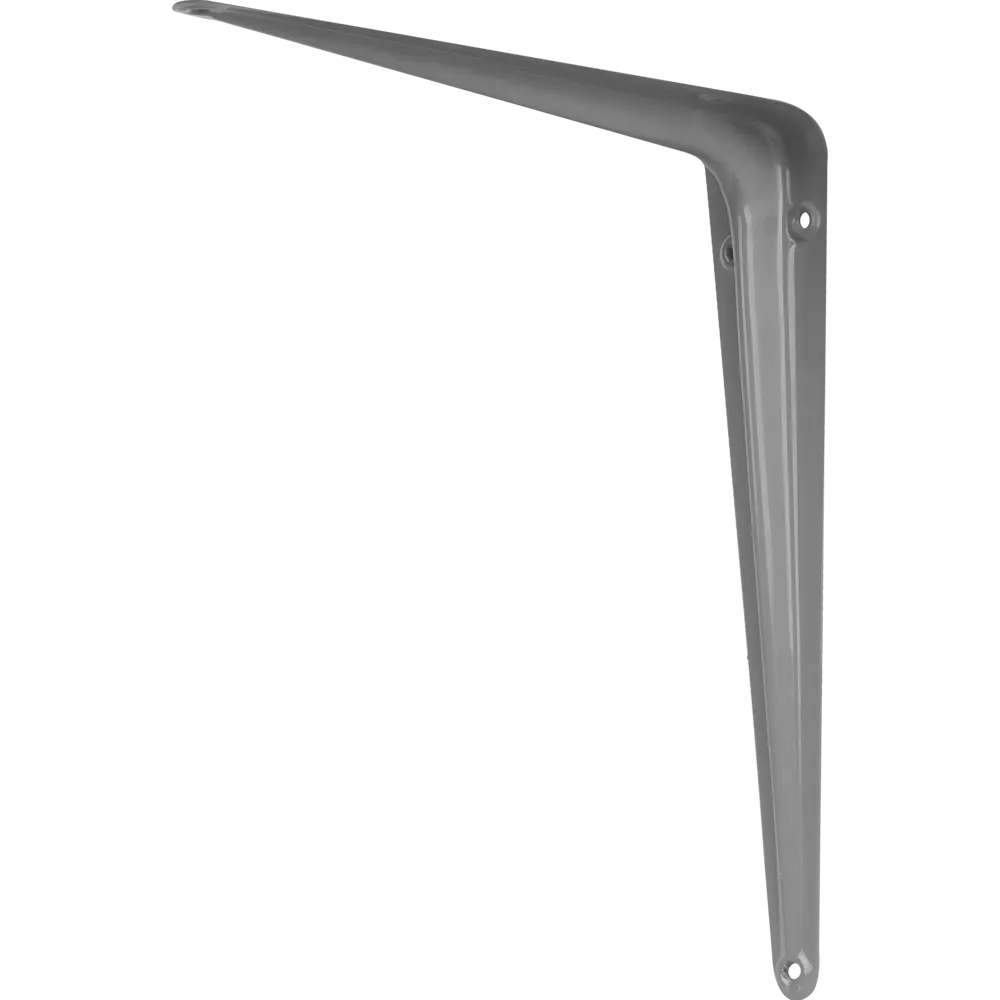 Кронштейн для полки Larvij Utility 20x22.5 см нагрузка до 10 кг металл цвет серый STLM-2086007