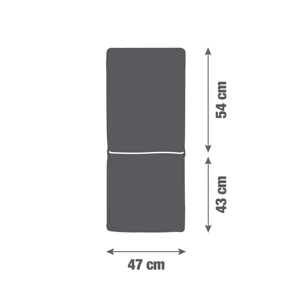 Подушка для садовой мебели Naterial Bigrey 97x47 см полиэстер зелёный STLM-2146496 - Вид №2