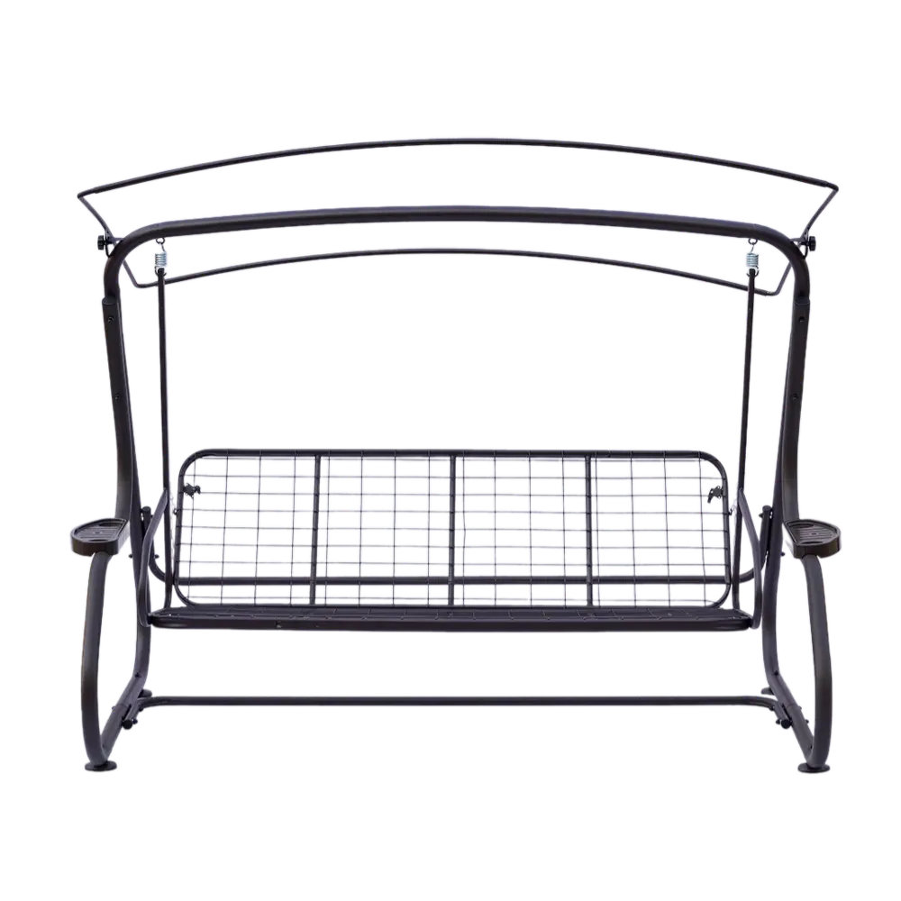 Качели садовые BEGINIA Aniva 3-х местные до 250 кг металл цвет коричневый STLM-2071791 - Вид №7