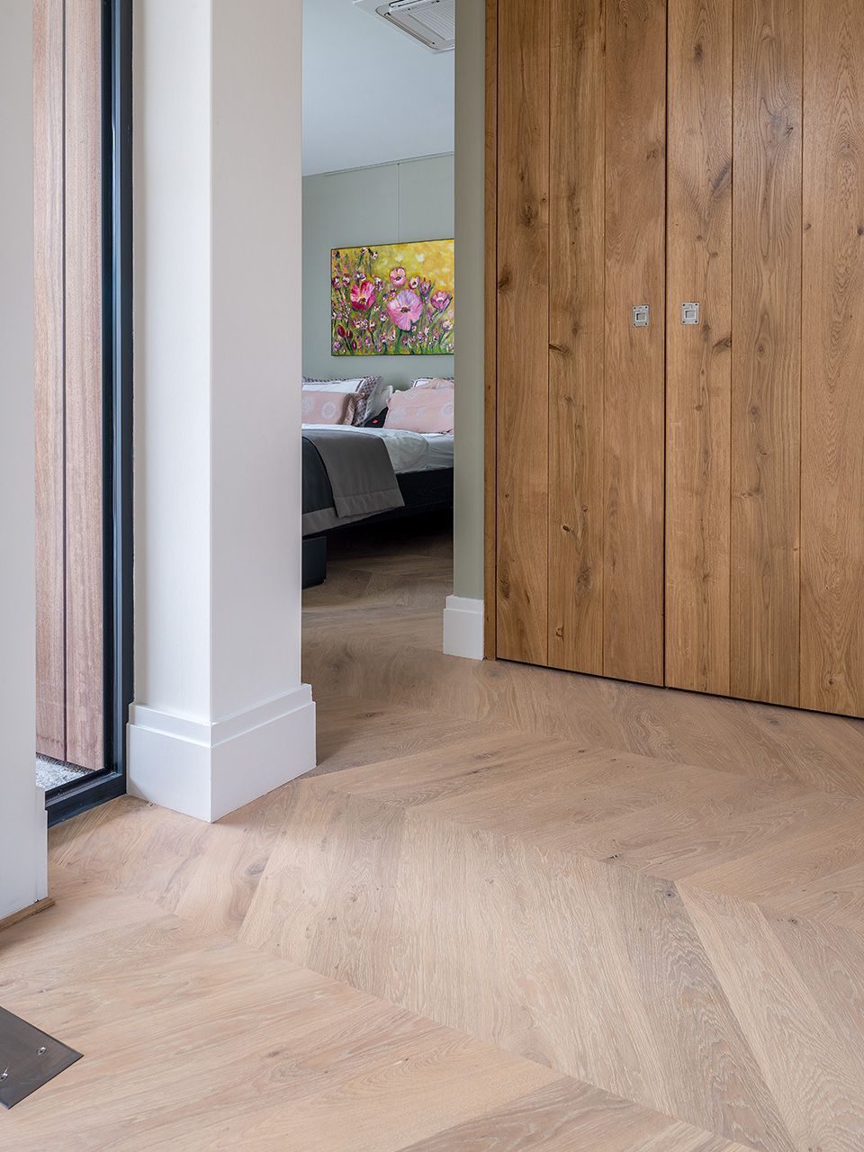 Дубовый паркет Dennebos Flooring серый ARCH-00036133 - Вид №5