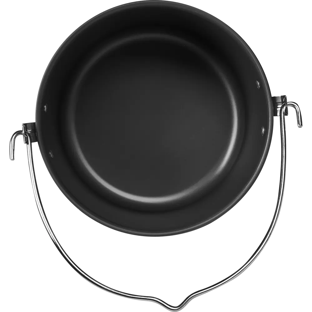 Котелок Forester Mobile 4 л алюминий черный с крышкой Santreyd STLM-2028166 - Вид №2